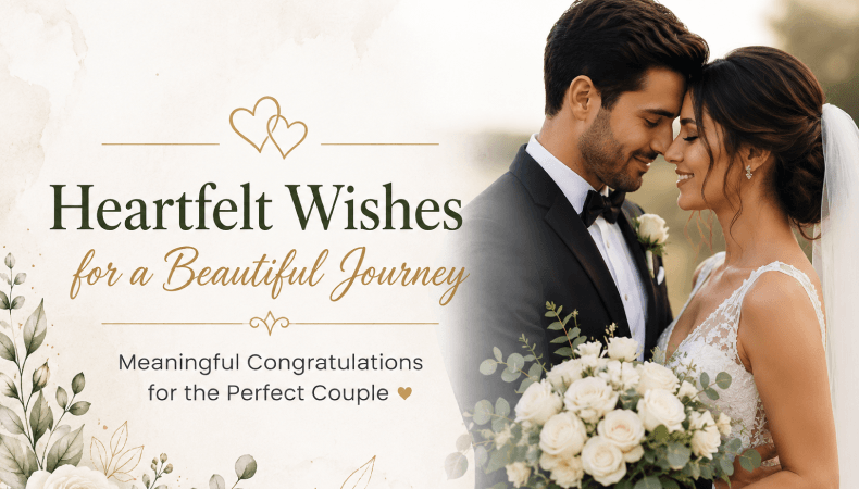 110+ Best Wedding Congratulations Messages for Couples