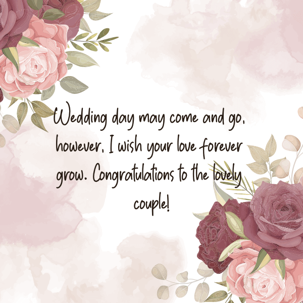 Best Wedding Congratulations Messages for Couple