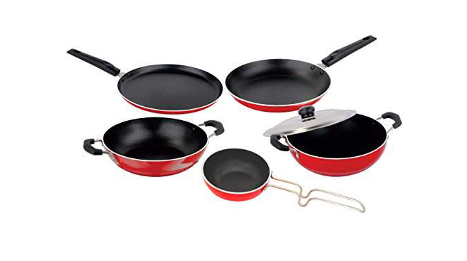 Nirlon Nonstick 10-Piece Cookware Set