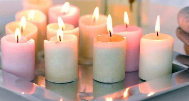 Beautiful scented candles