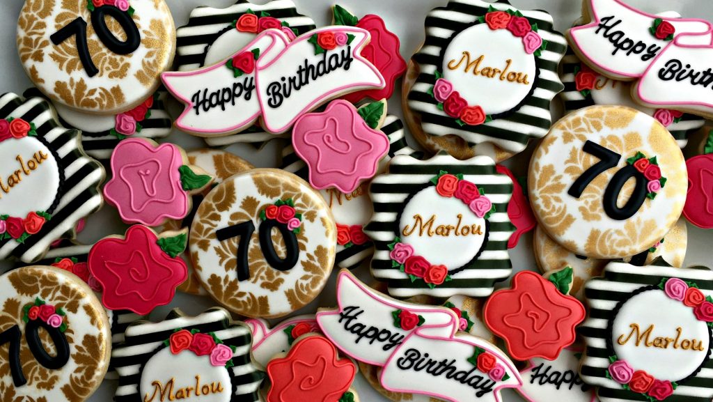 Customized sugar cookies