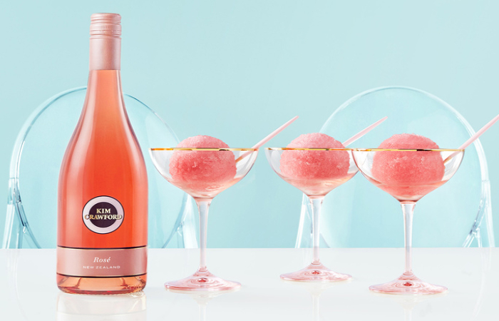 Kim Crawford Rosé Sorbet Cocktail