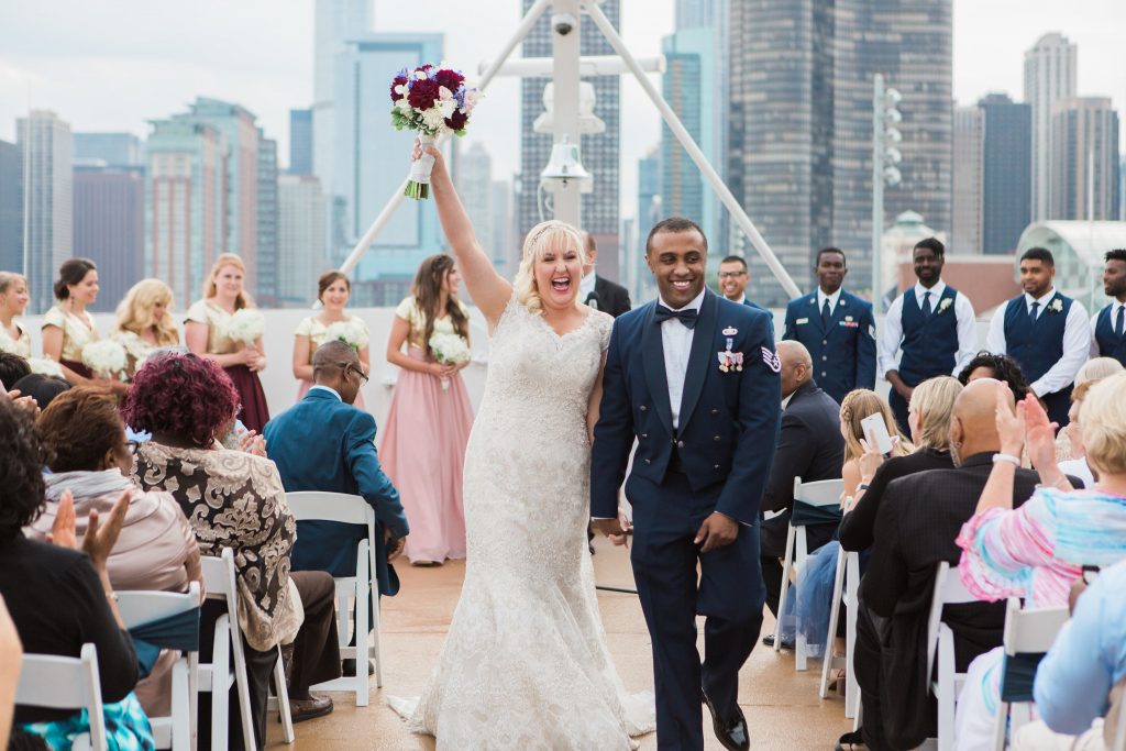 cruise ship wedding at port