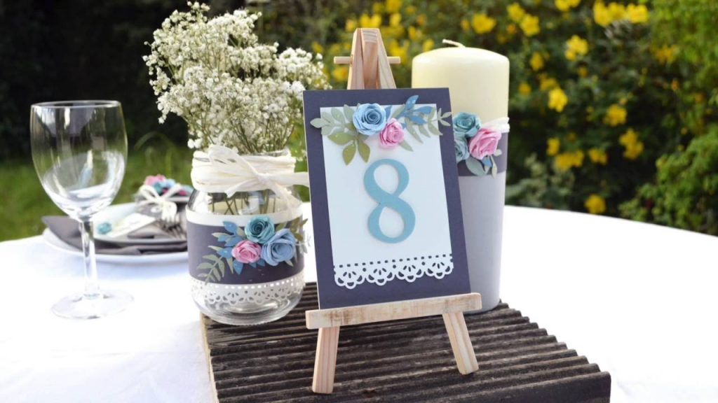 DIY table numbers