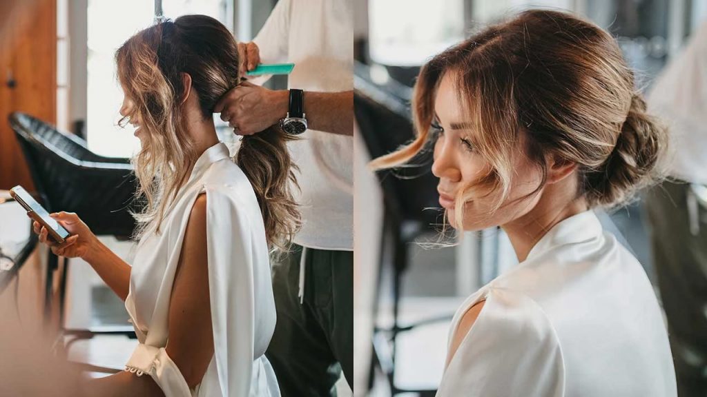 Decide your wedding hairstyle beforehand