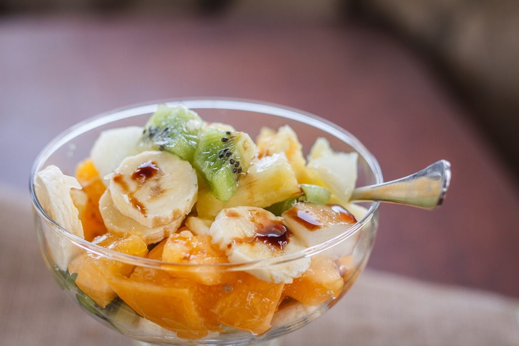 Tropical Fruit Flambe