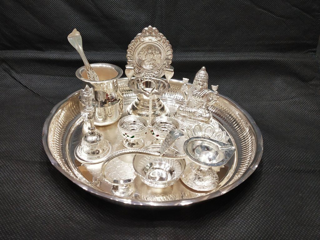 Go wedding silver tray