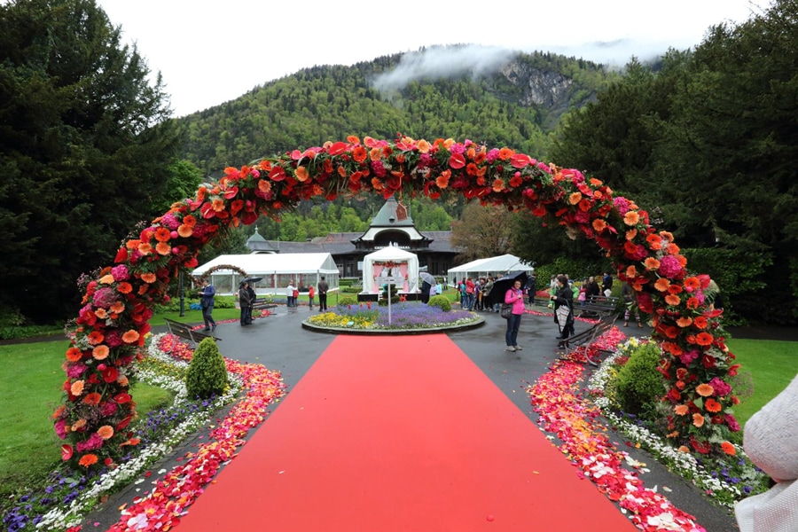 Red Rose Entrance