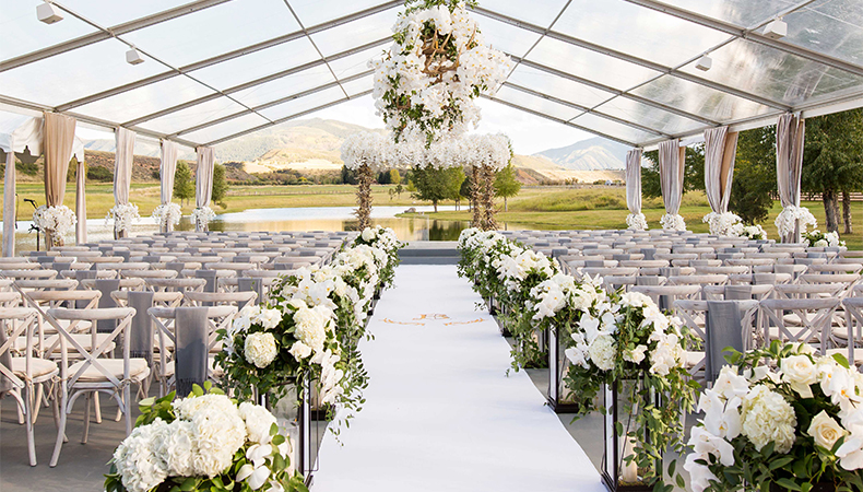 Beautiful ideas for wedding tents