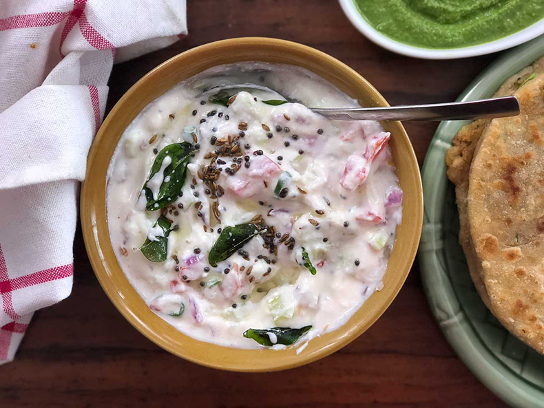 COURSE RECIPES, RAITA