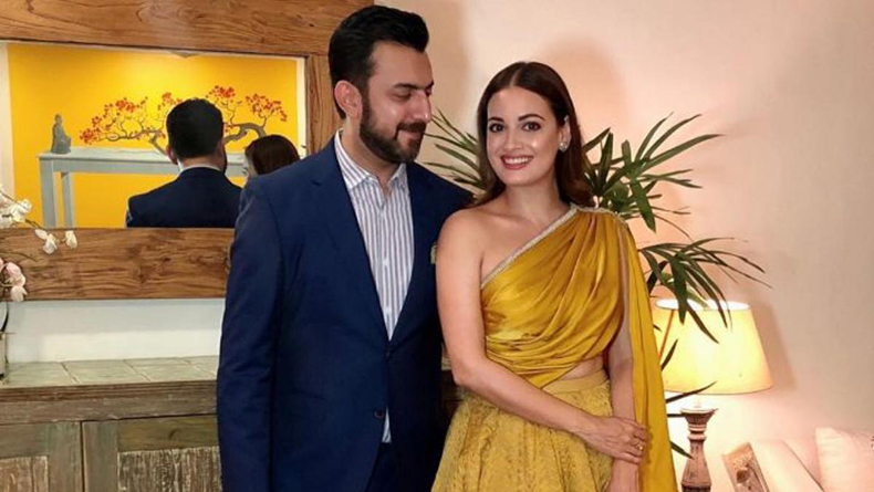 Dia Mirza and Sahil Sangha