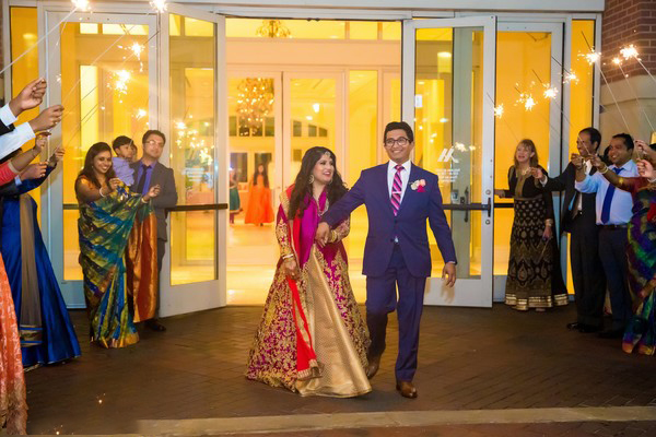 Couple Exiting the Reception Venue