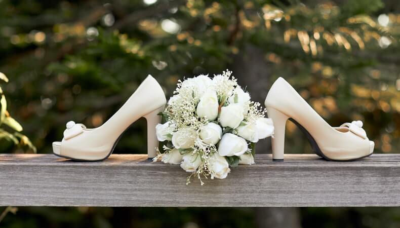 Stiletto Heel 9cm Satin Heels Bridal Shoes CK0125 | Cocomelody