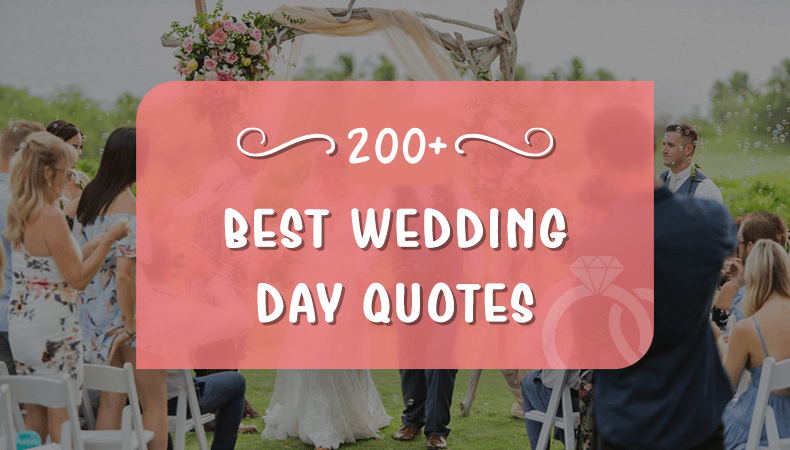 210+ Short and Sweet Wedding Day Quotes