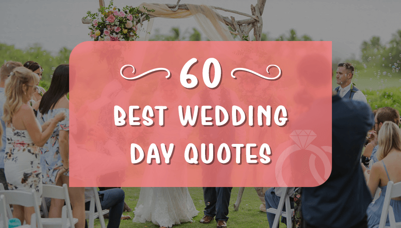 60 Best Wedding Day Quotes To Show your Love for your Partner