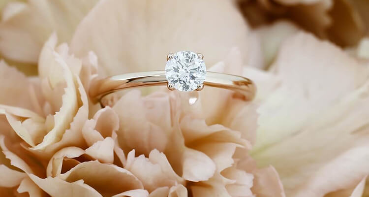 Classy Solitaire Engagement Ring