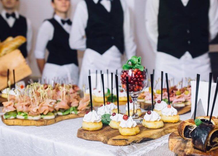 Number of Staff in wedding Catering Service