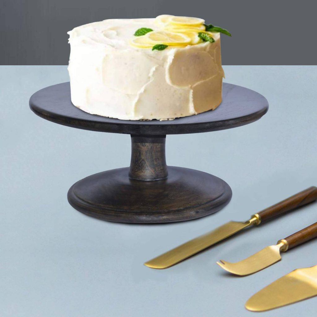 Gold Cake Cutting Knife and Server Set