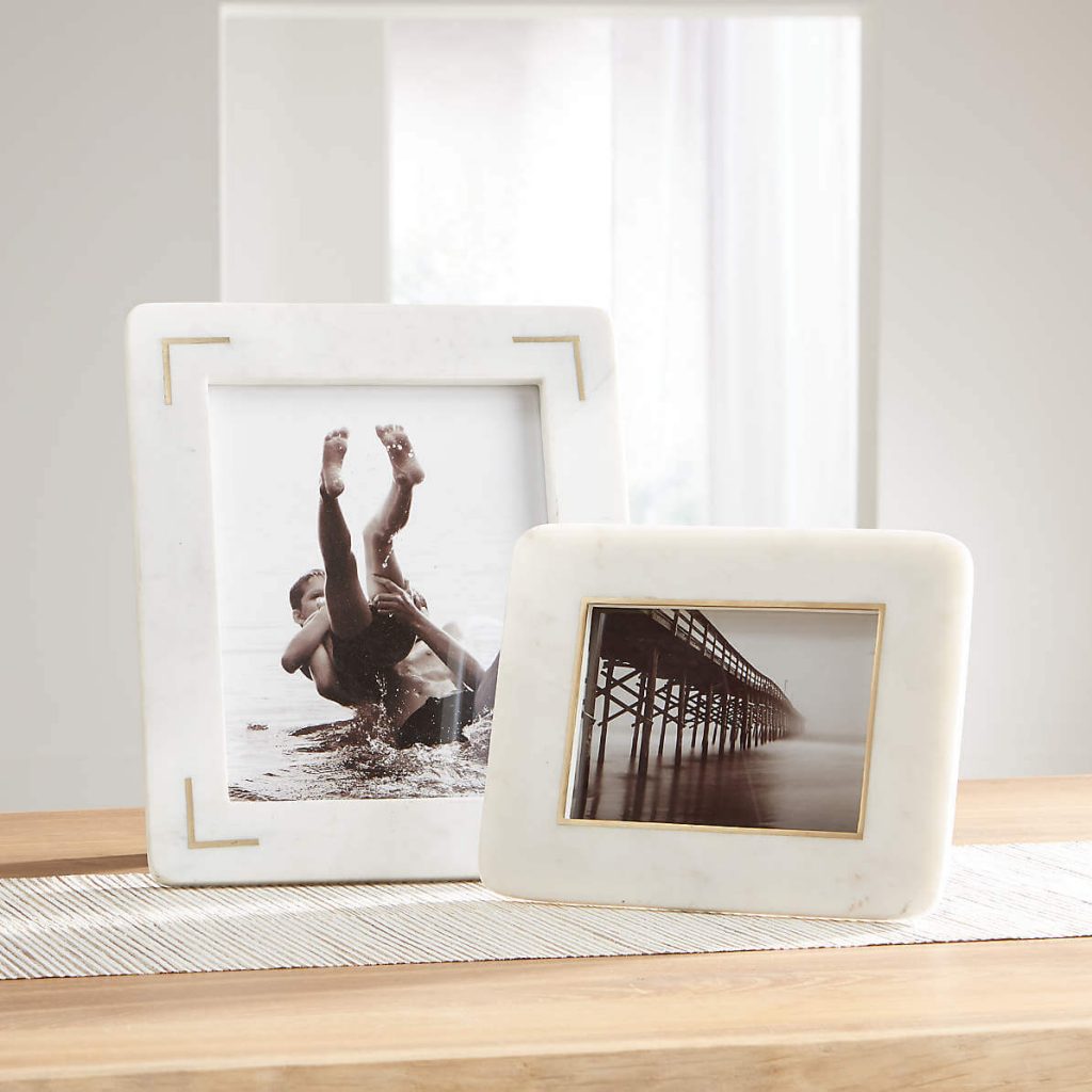 White Engineered Wood Decorative Hand Crafted Photo Frame