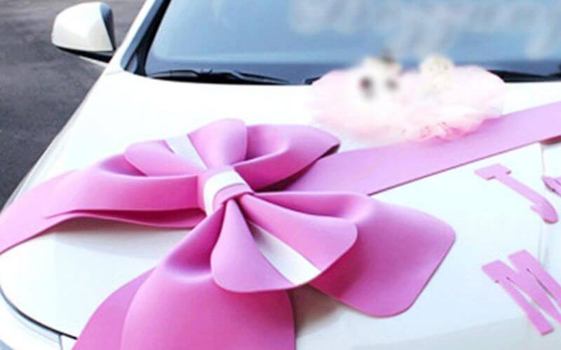 Car Decoration with Ribbons