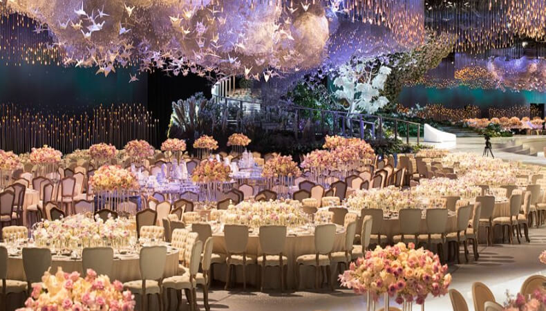 extravagant wedding ceremony