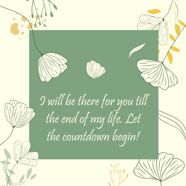 Wedding Countdown Quotes