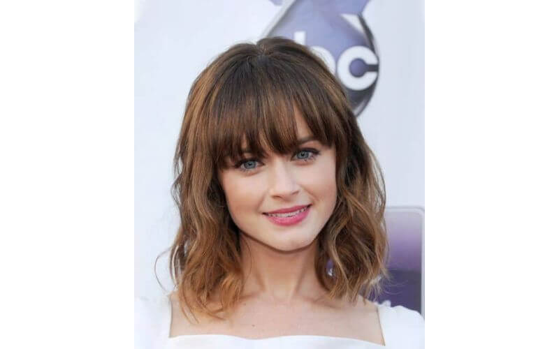 Bangs with Short, Tousled Waves 