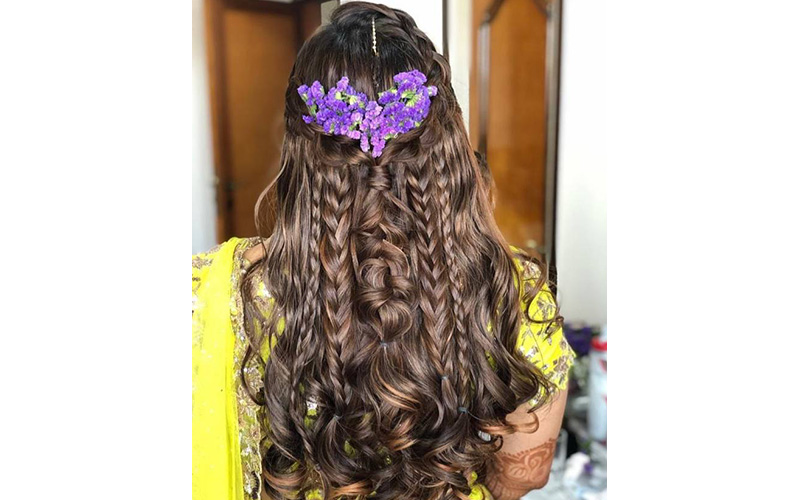 Free Flowing Locks Bridal Hairstyl