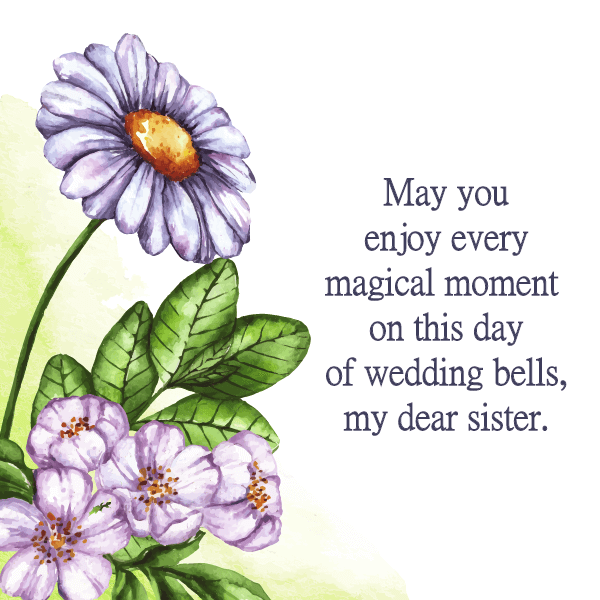 sister wedding quotes