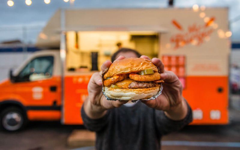 Burger Truck Wedding Snack Ideas