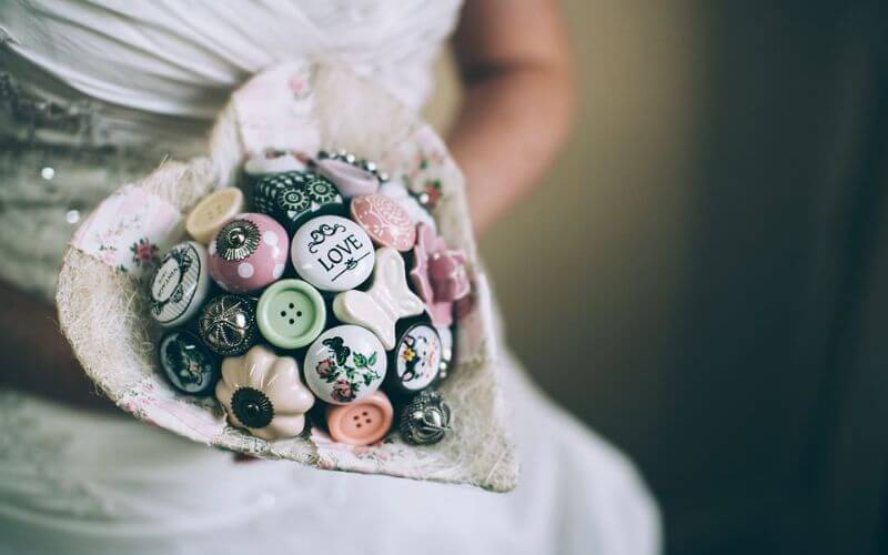 Best Button Bouquet for Wedding 