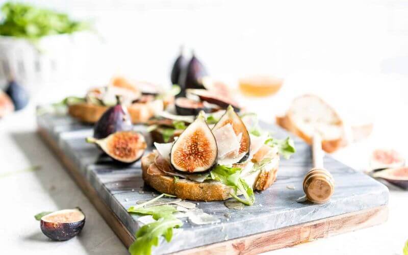 Fresh Fig Bruschetta Wedding Snack