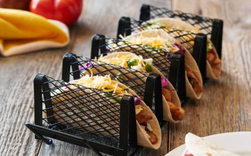 Taco Table - Midnight Wedding Snack Ideas