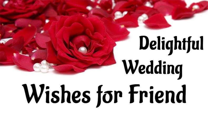 110+ Delightful Wedding Wishes for Friend | Marriage Day Wishes