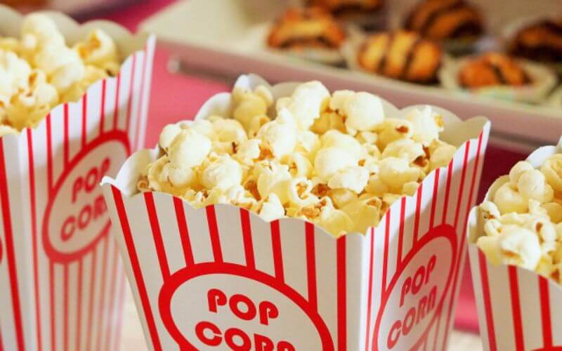 Popcorn station - Wedding reception menu ideas