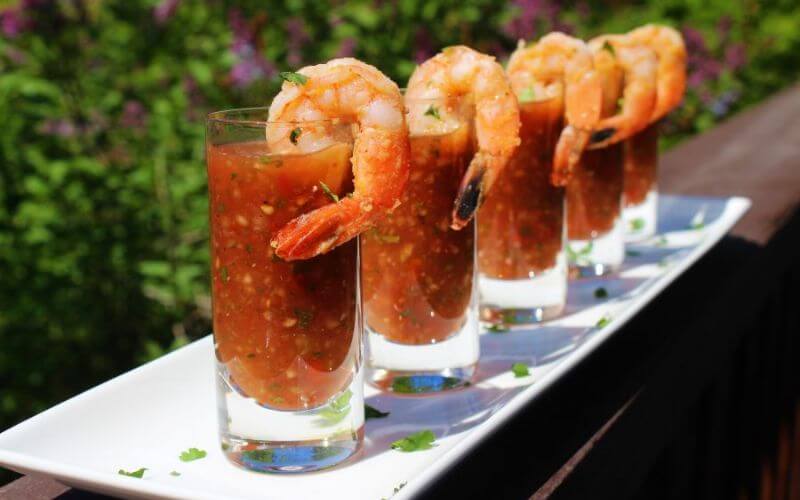 Shrimp Gazpacho Shooters