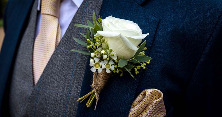 Boutonniere for the Groom