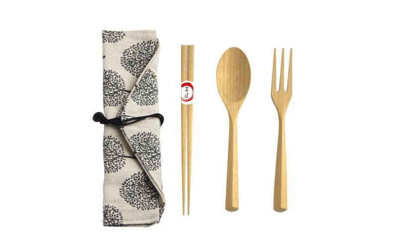 Eco Wooden Bamboo Cutlery Set Wedding Gift Ideas