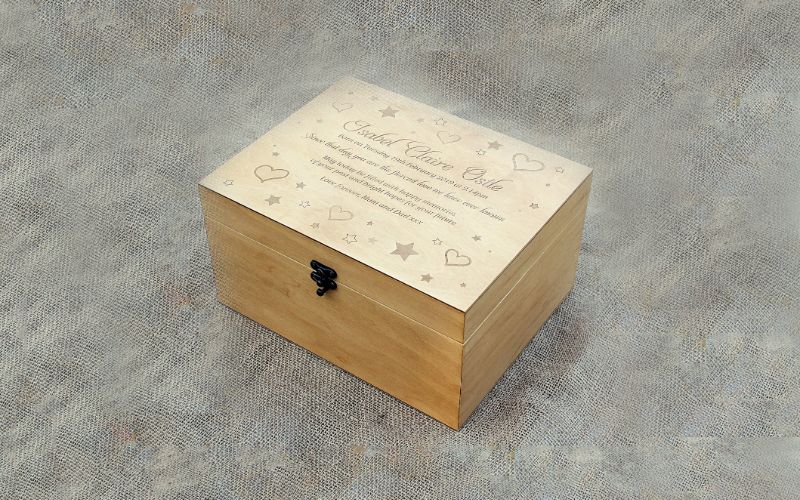 Wooden Memory Box Eco-Friendly Wedding Gift Ideas