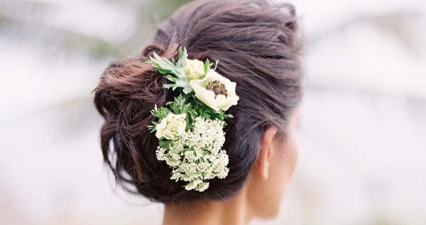 Flowers for Your Bridal Hairstyle