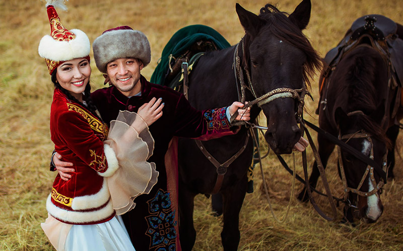 Kazakhstani Wedding Attire
