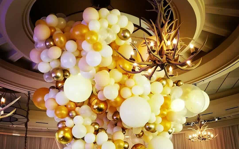 Make an Impact with Balloon Chandelier