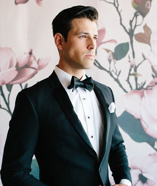 Black Tuxedo for Groom