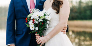 Matching Groom Attire With Gown