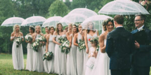 Tackle Rain on Wedding Day