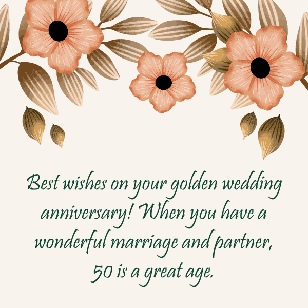 What Do You Write In A 50th Wedding Anniversary Card