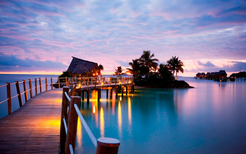 Fiji is the most popular destination in the South Pacific