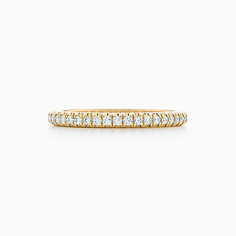 Full Eternity Ring in Yellow Gold with Diamonds