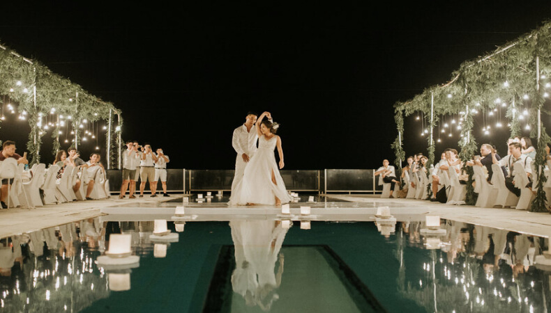 Pool Party for Destination Wedding