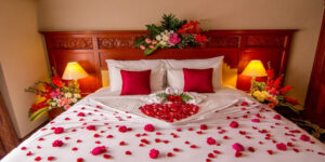 Romantic Room Decoration for First Wedding Night